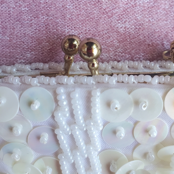 Beaded and sequin mini bag - Picture 7 of 7